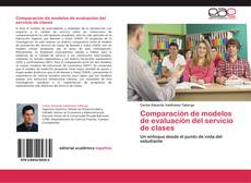 Buchcover von Comparación de modelos de evaluación del servicio de clases