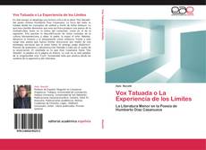 Vox Tatuada o La Experiencia de los Límites kitap kapağı