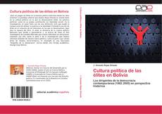 Capa do livro de Cultura política de las élites en Bolivia 