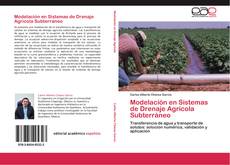 Buchcover von Modelación en Sistemas de Drenaje Agrícola Subterráneo