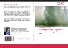 Bookcover of Ontología de lo sagrado: