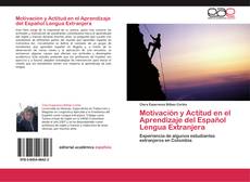 Buchcover von Motivación y Actitud en el Aprendizaje del Español Lengua Extranjera