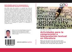 Actividades para la comprensión e interpretación textual en literatura kitap kapağı