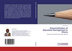 Copertina di Decentralization of Education Management in Ghana