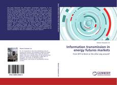 Information transmission in energy futures markets kitap kapağı