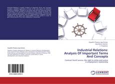Buchcover von Industrial Relations: Analysis Of Important Terms And Concepts