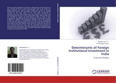 Couverture de Determinants of Foreign Institutional Investment in India