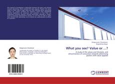 Buchcover von What you see? Value or ...?