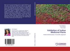Capa do livro de Validation of Indian Medicinal Plants 