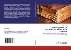 Couverture de Development of Information Sciences in Croatia