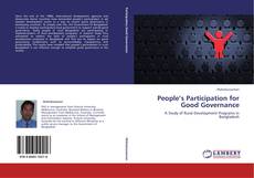 Couverture de People’s Participation for Good Governance