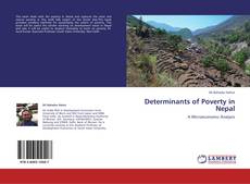 Capa do livro de Determinants of Poverty in Nepal 