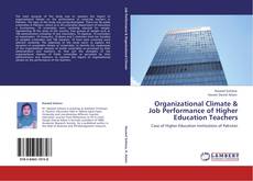 Capa do livro de Organizational Climate & Job Performance of Higher Education Teachers 