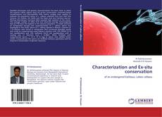Bookcover of Characterization and Ex-situ conservation