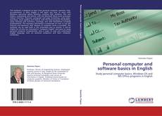 Обложка Personal computer and software basics in English