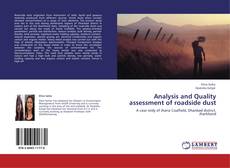 Capa do livro de Analysis and Quality assessment of roadside dust 