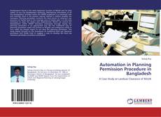 Buchcover von Automation in Planning Permission Procedure in Bangladesh