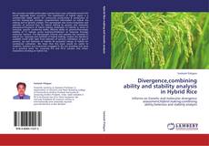 Copertina di Divergence,combining ability and stability analysis in Hybrid Rice