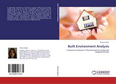 Portada del libro de Built Environment Analysis