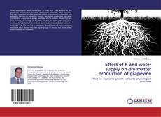 Bookcover of Effect of K and water supply on dry matter production of grapevine