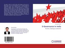 Capa do livro de E-Governance in India 