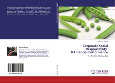 Corporate Social Responsibility   & Financial Performance kitap kapağı