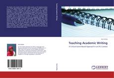 Capa do livro de Teaching Academic Writing 