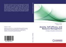 Buchcover von Anxiety, Self-efficacy, and Resource Management