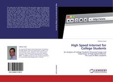 Buchcover von High Speed Internet for College Students