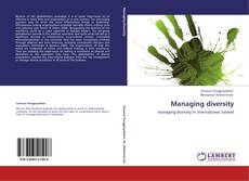 Bookcover of Managing diversity