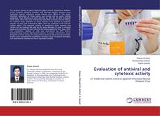 Buchcover von Evaluation of antiviral and cytotoxic activity