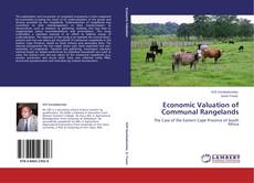 Economic Valuation of Communal Rangelands kitap kapağı