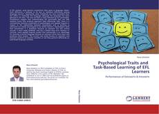 Capa do livro de Psychological Traits and   Task-Based Learning of EFL Learners 