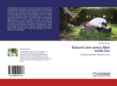 Capa do livro de Nature's law versus Man made law 