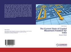 Buchcover von The Current State of Capital Movement Freedom for India
