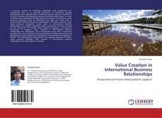 Couverture de Value Creation in International Business Relationships