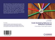 Buchcover von Code-Switching Behavior in Different Contexts