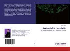 Sustainability materiality kitap kapağı