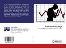 Bookcover of What went wrong?