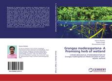 Capa do livro de Grangea maderaspatana- A Promising herb of wetland 