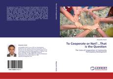 Capa do livro de To Cooperate or Not?...That is the Question 