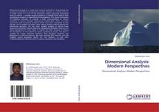 Copertina di Dimensional Analysis: Modern Perspectives