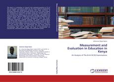 Measurement and Evaluation in Education in Kenya kitap kapağı