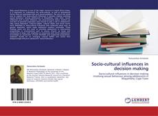 Buchcover von Socio-cultural influences in decision making