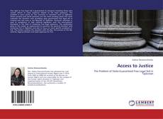 Bookcover of Access to Justice