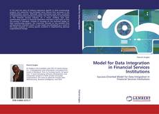 Capa do livro de Model for Data Integration in Financial Services Institutions 