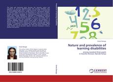 Bookcover of Nature and prevalence of learning disabilities