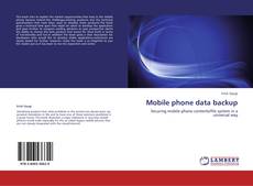 Bookcover of Mobile phone data backup