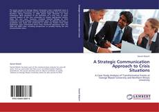 Buchcover von A Strategic Communication Approach to Crisis Situations