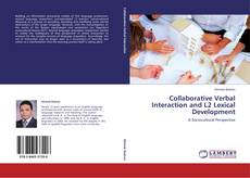 Collaborative Verbal Interaction and L2 Lexical Development kitap kapağı